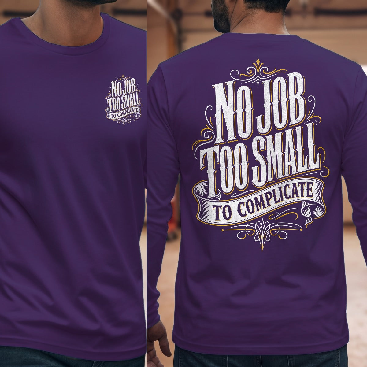 Purple | Front & Back