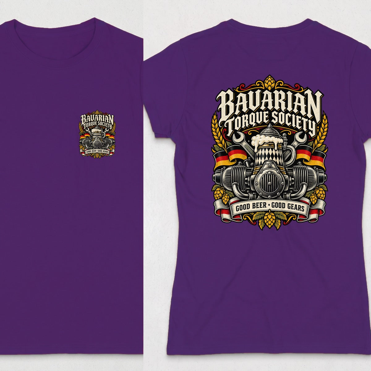 Purple | Front & Back