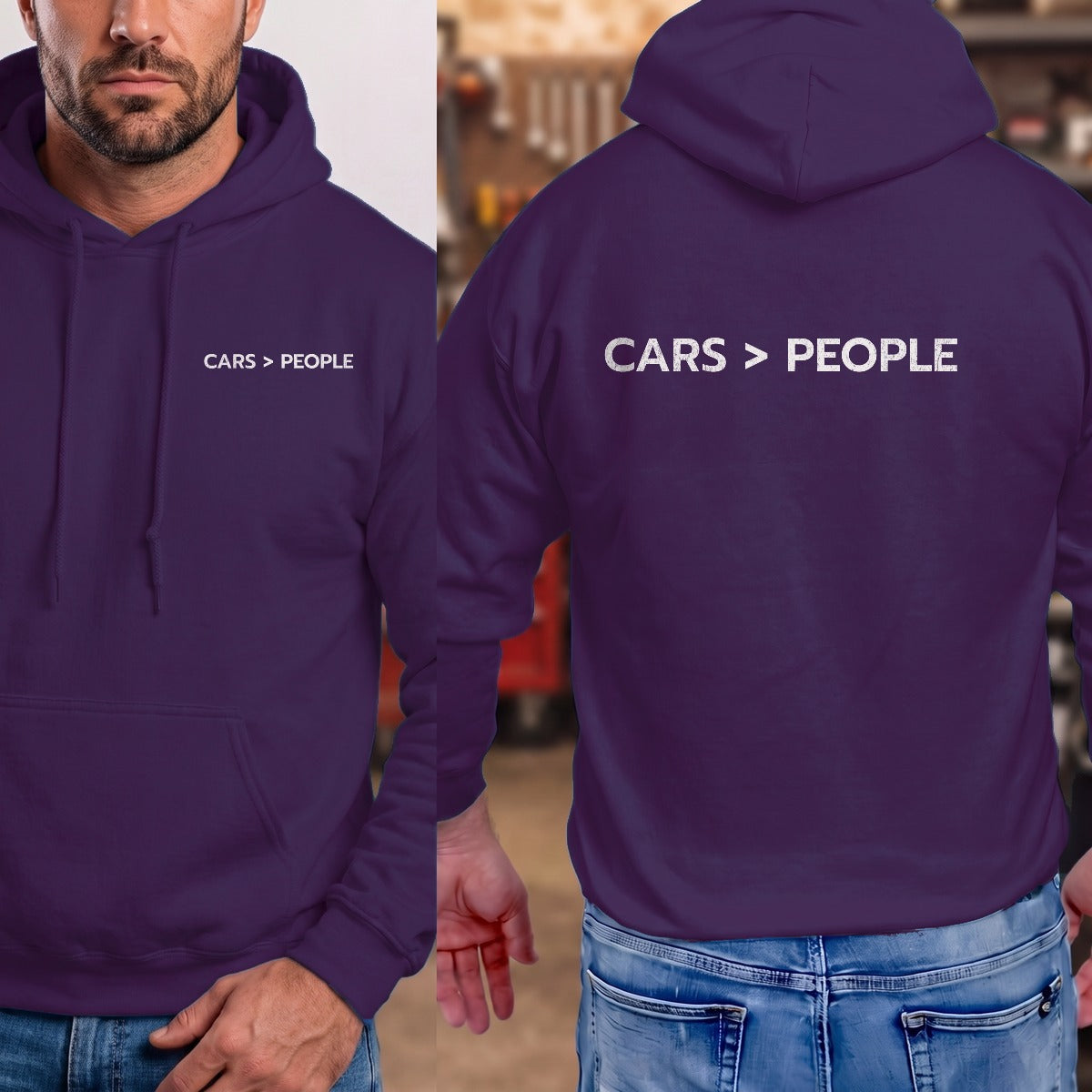 Purple | Front & Back