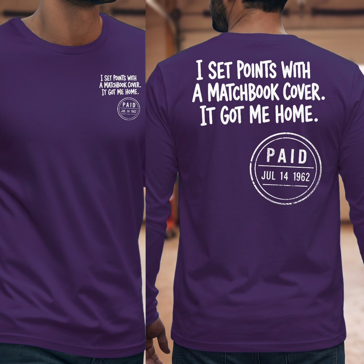 Purple | Front & Back