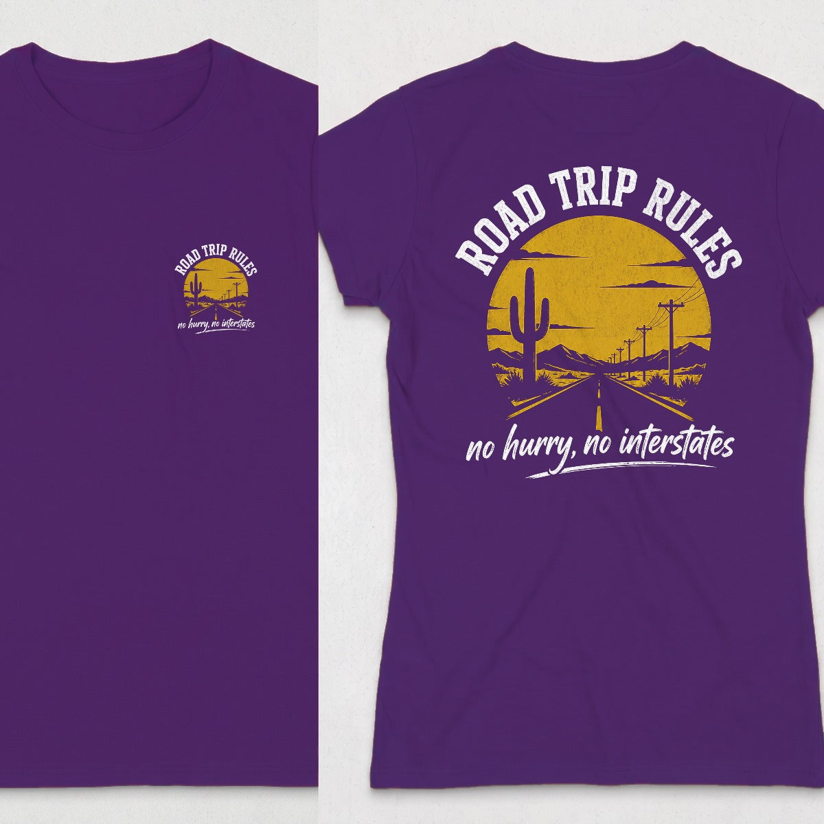 Purple | Front & Back