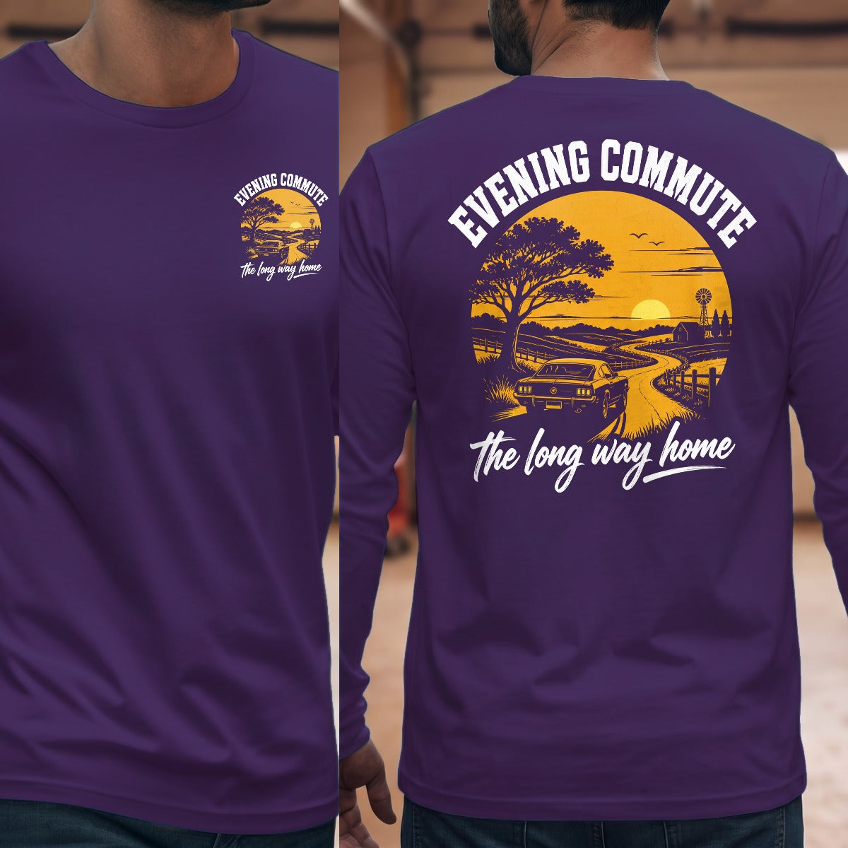 Purple | Front & Back