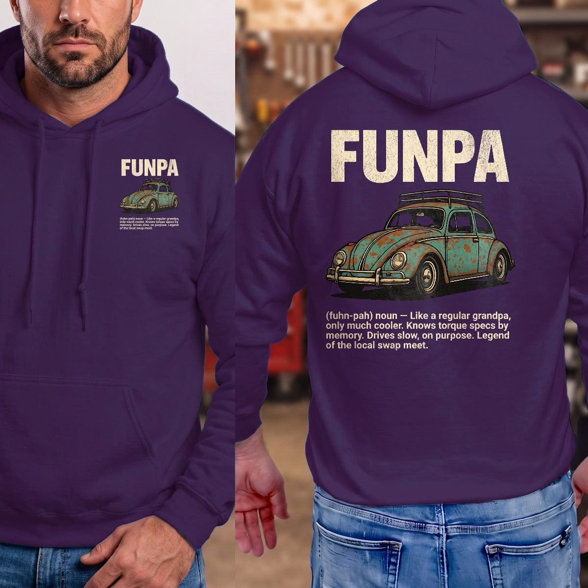 Purple | Front & Back