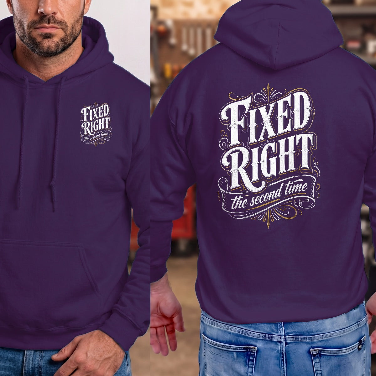 Purple | Front & Back