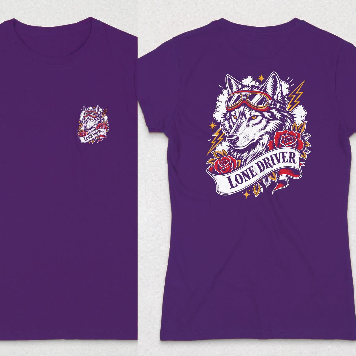 Purple | Front & Back