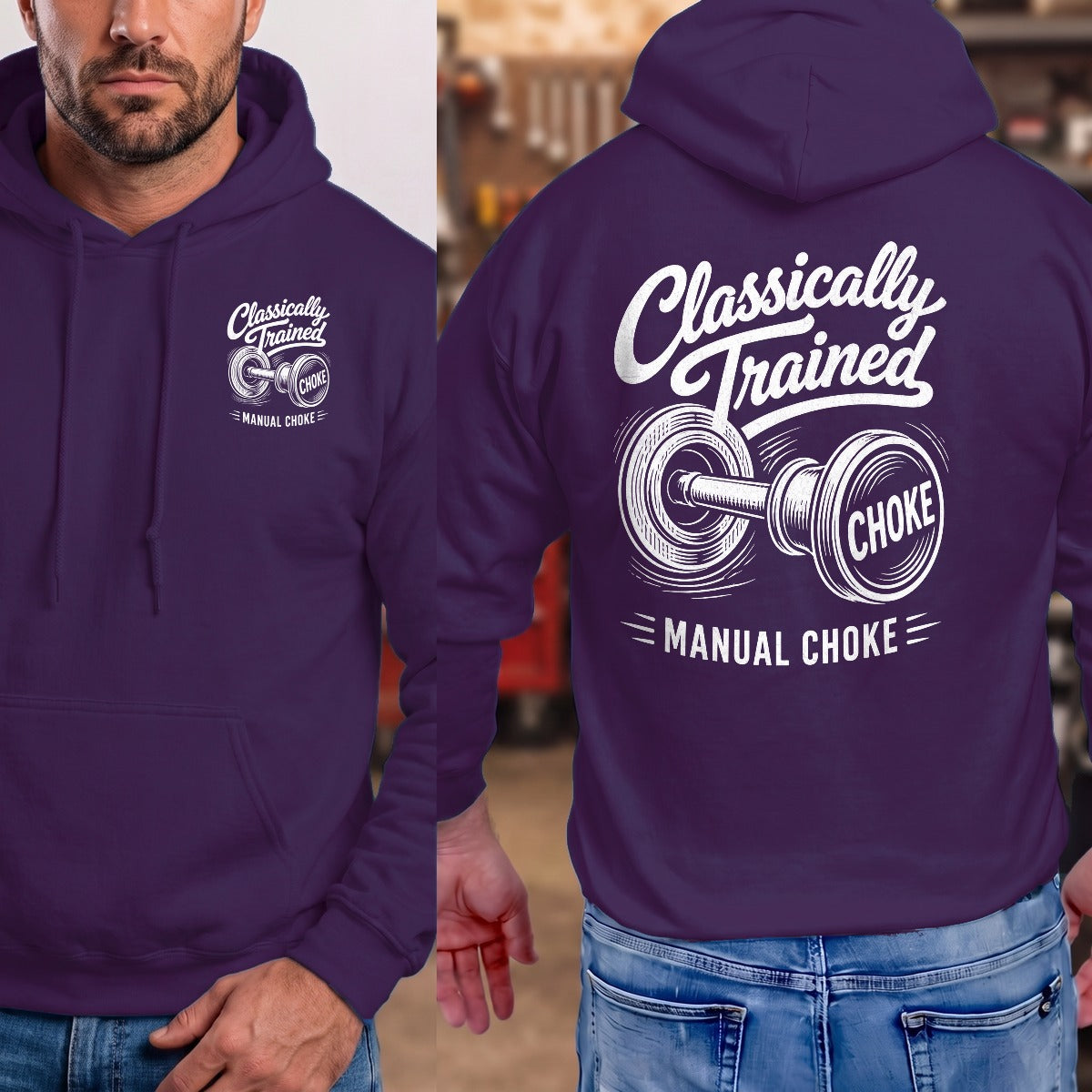 Purple | Left Chest + Back
