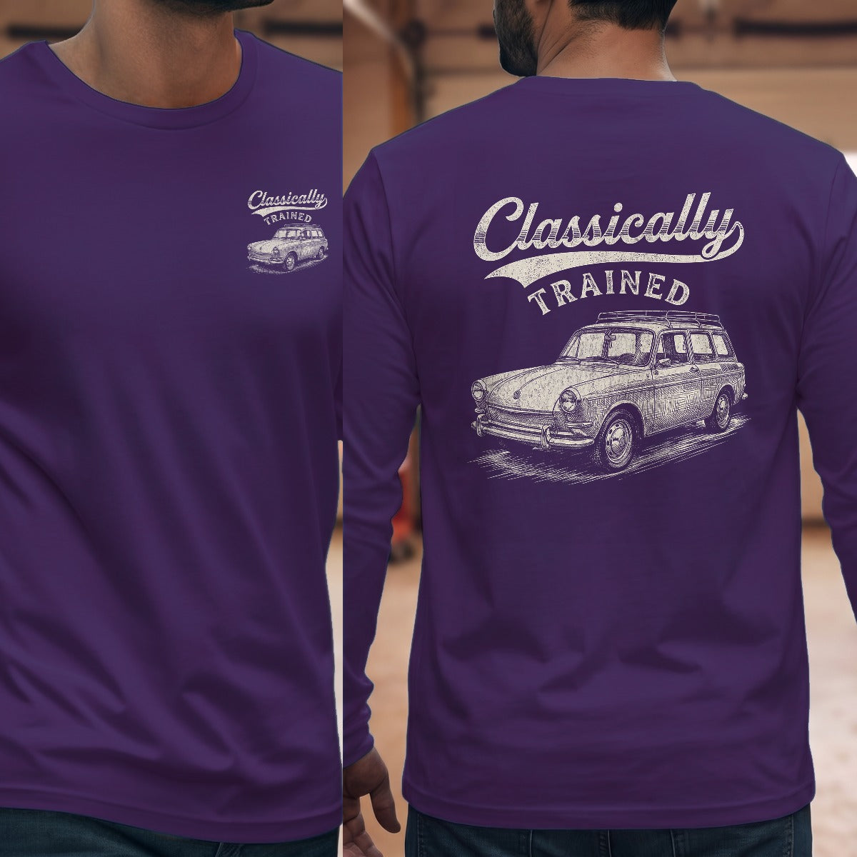 Purple | Front & Back
