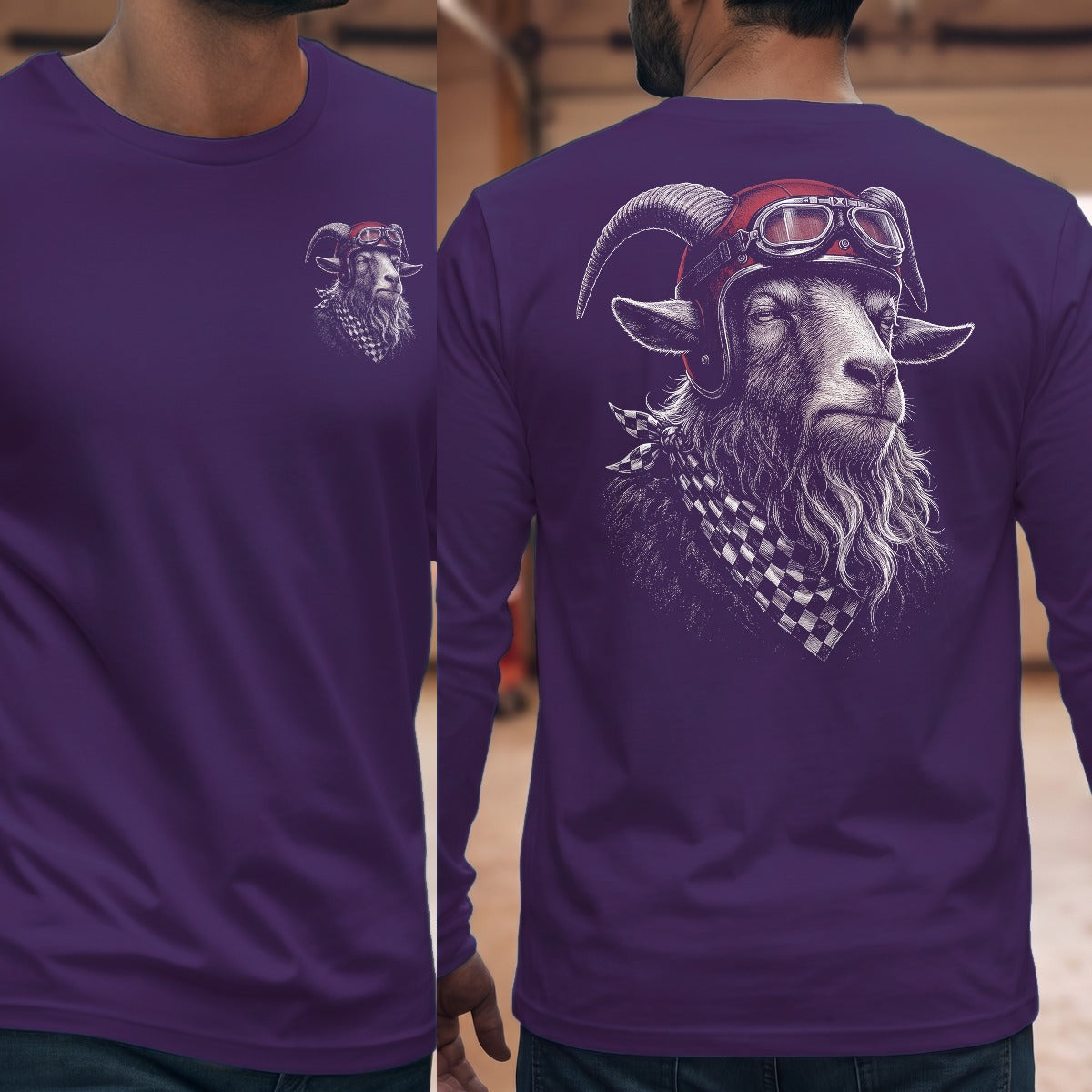 Purple | Front & Back