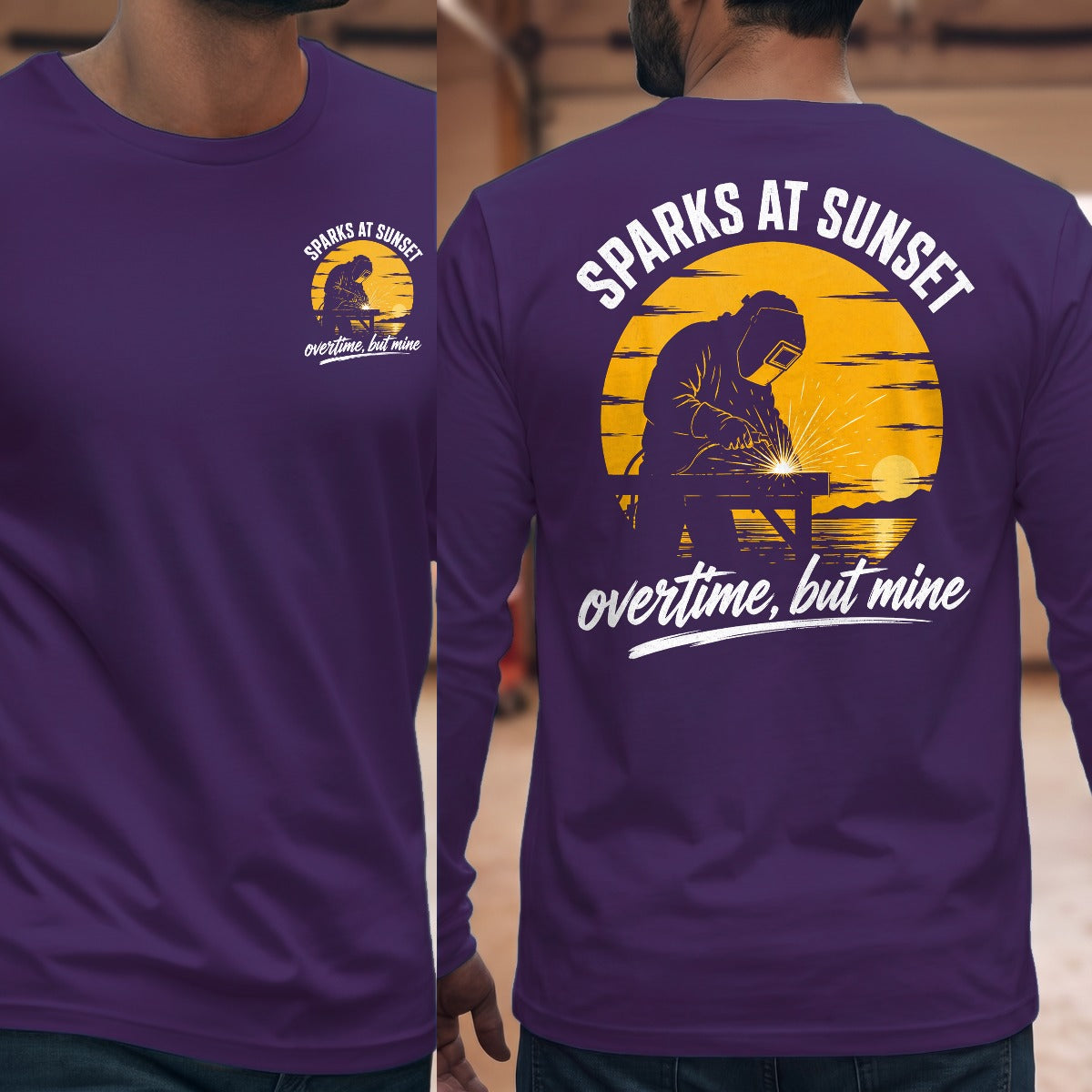 Purple | Front & Back