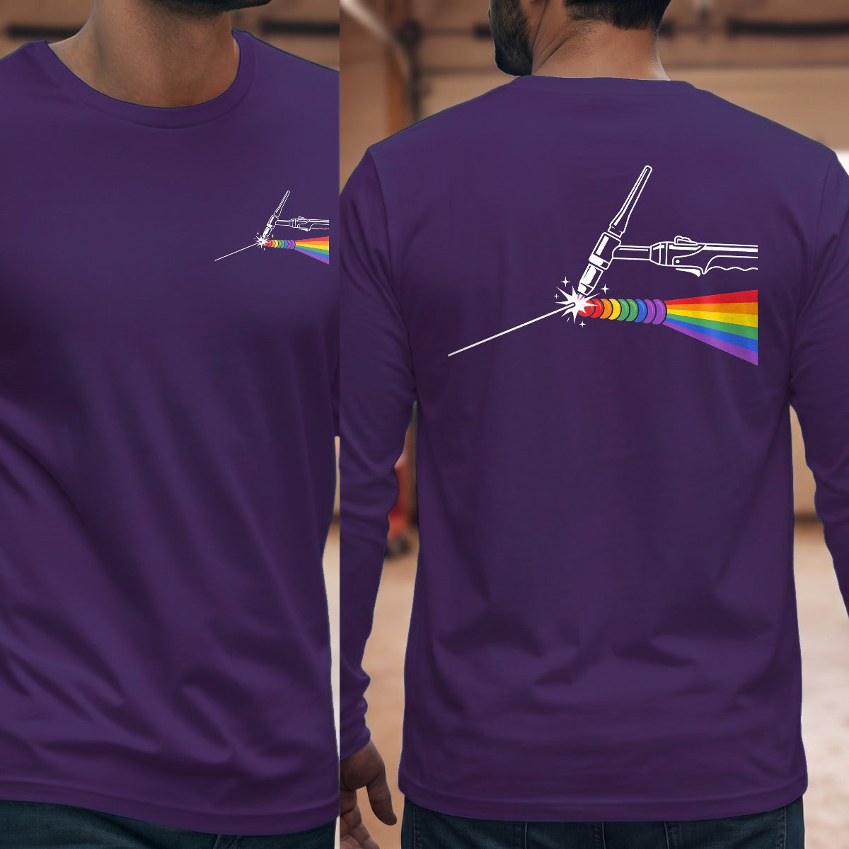 Purple | Front & Back