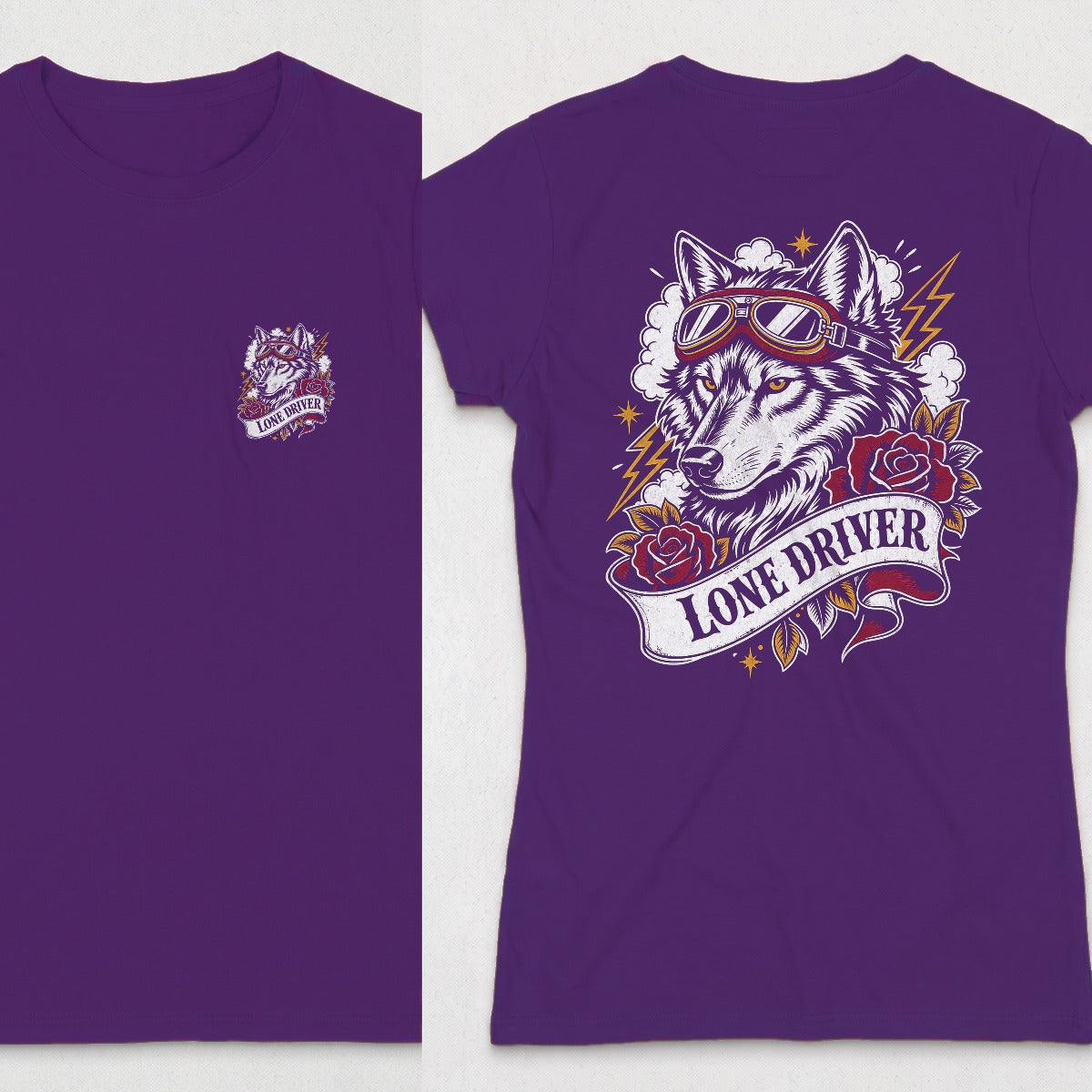 Purple | Front & Back
