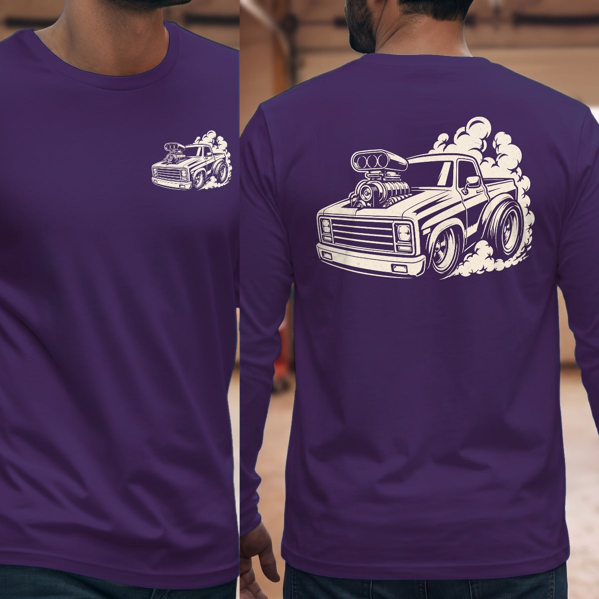Purple | Front & Back