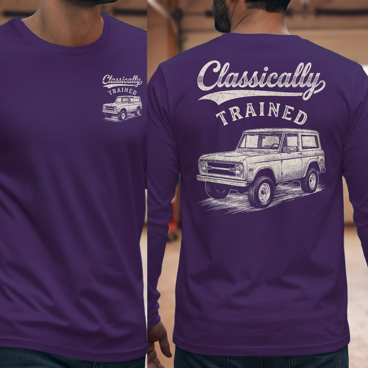 Purple | Front & Back