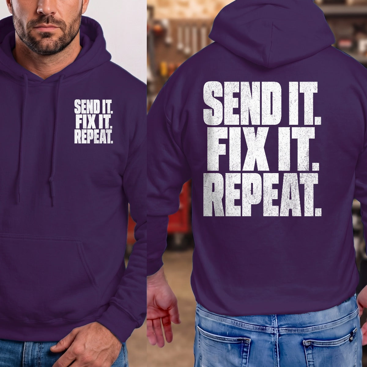 Purple | Front & Back