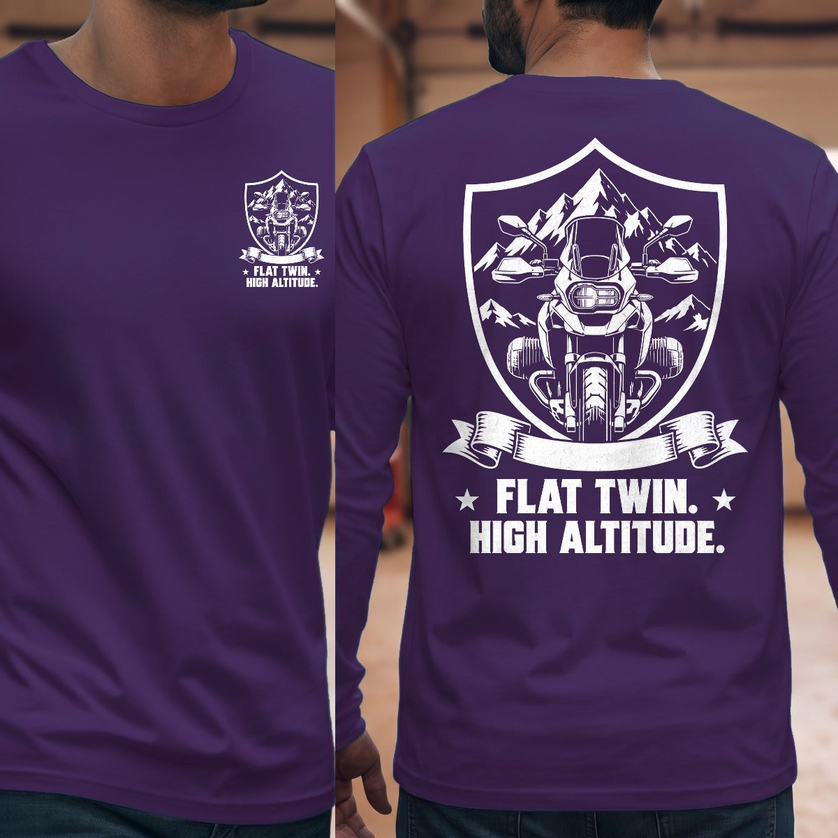 Purple | Front & Back