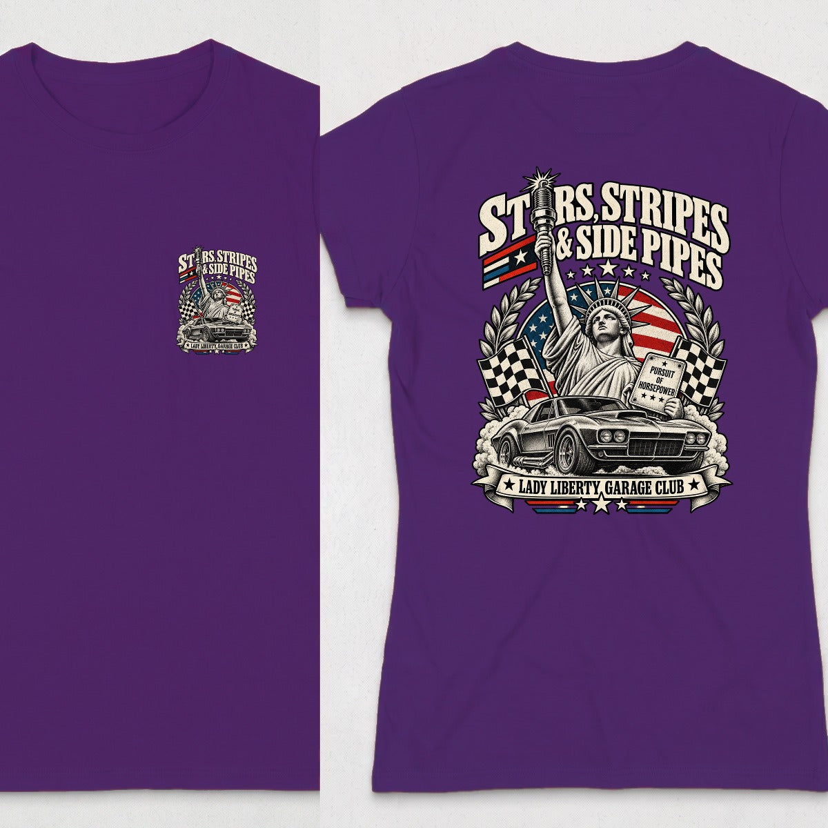 Purple | Front & Back