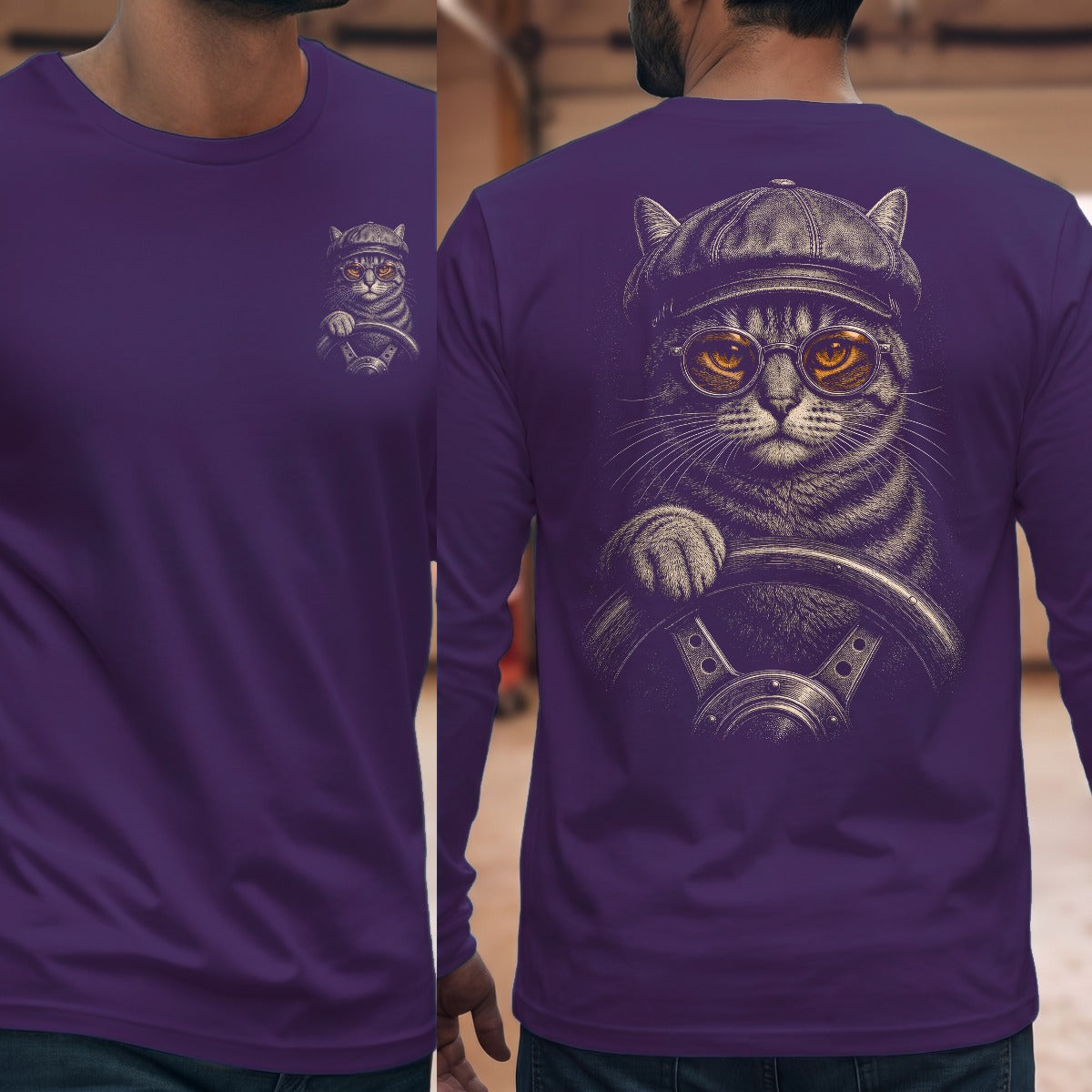 Purple | Front & Back