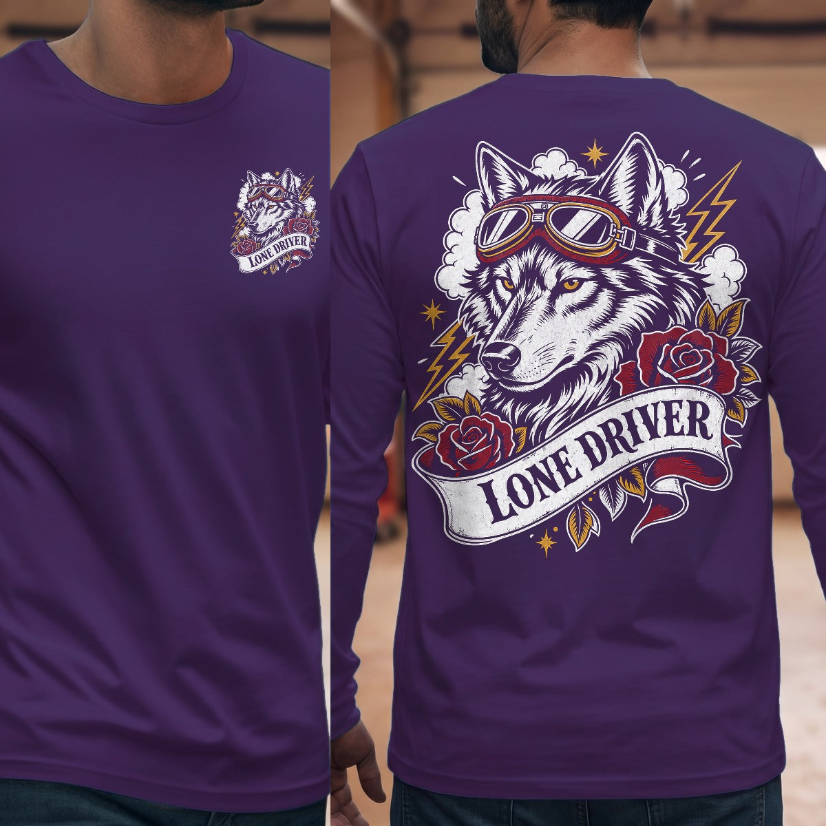 Purple | Front & Back
