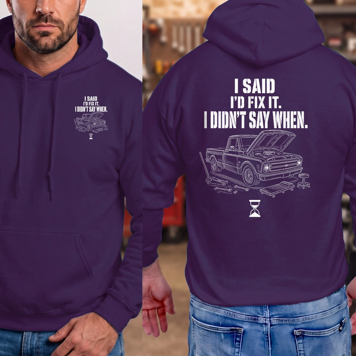 Purple | Front & Back