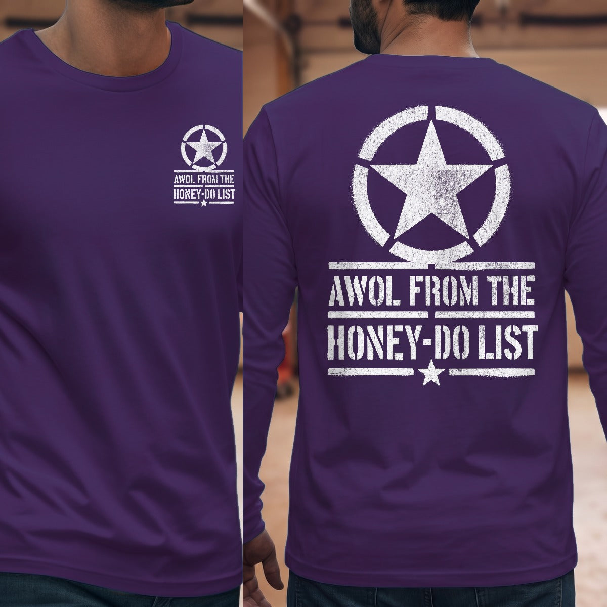 Purple | Front & Back