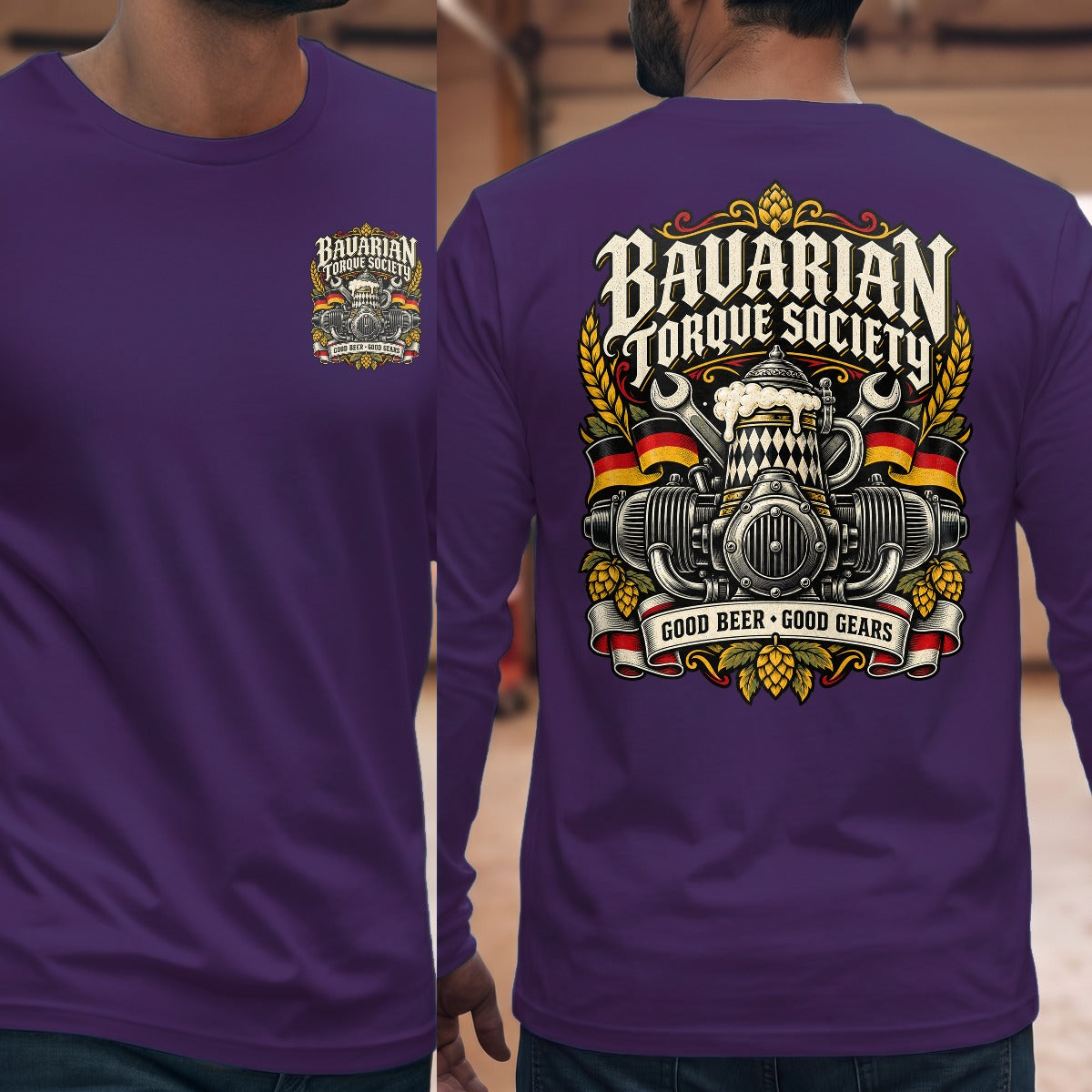 Purple | Front & Back