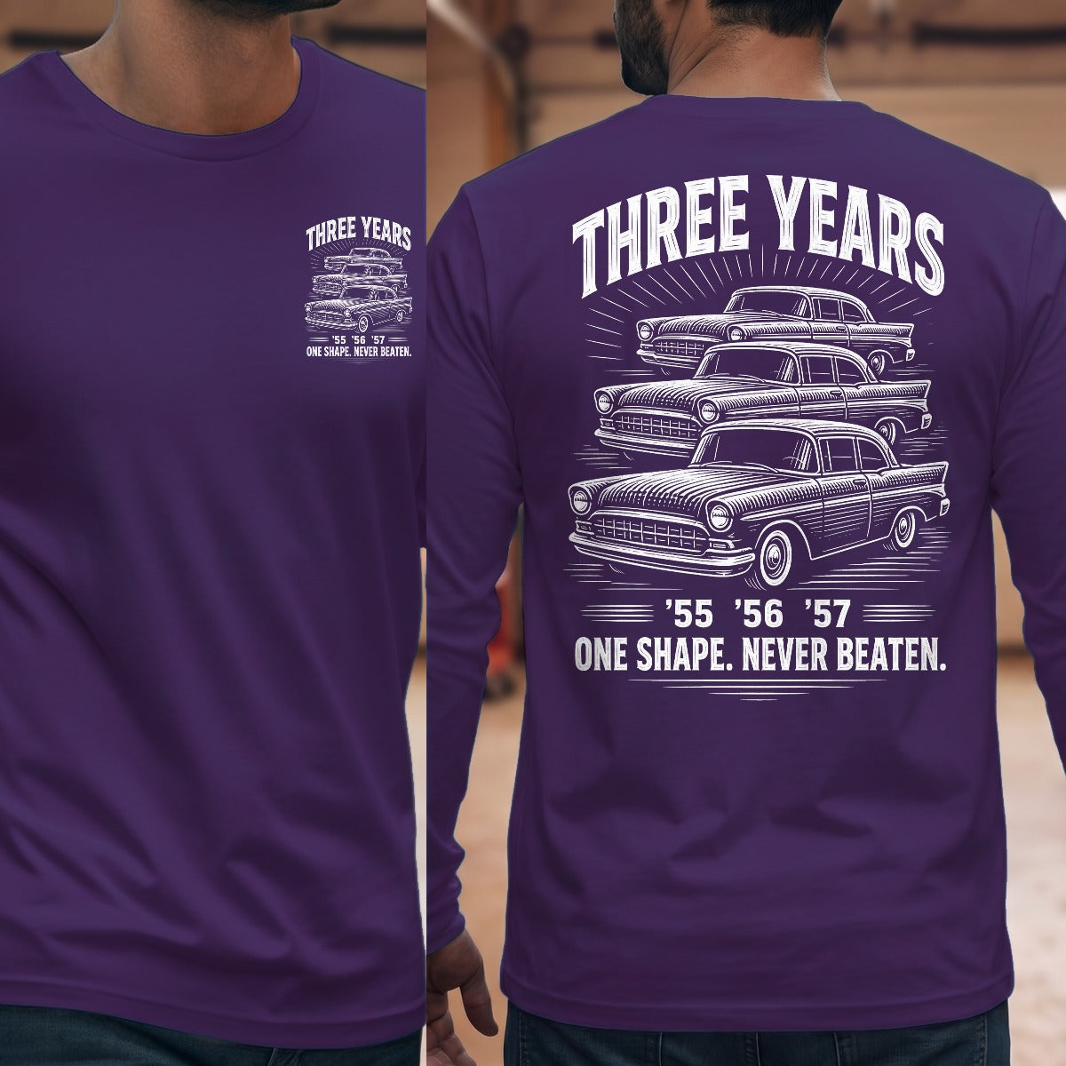 Purple | Front & Back