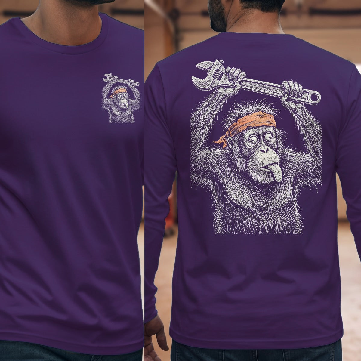 Purple | Front & Back
