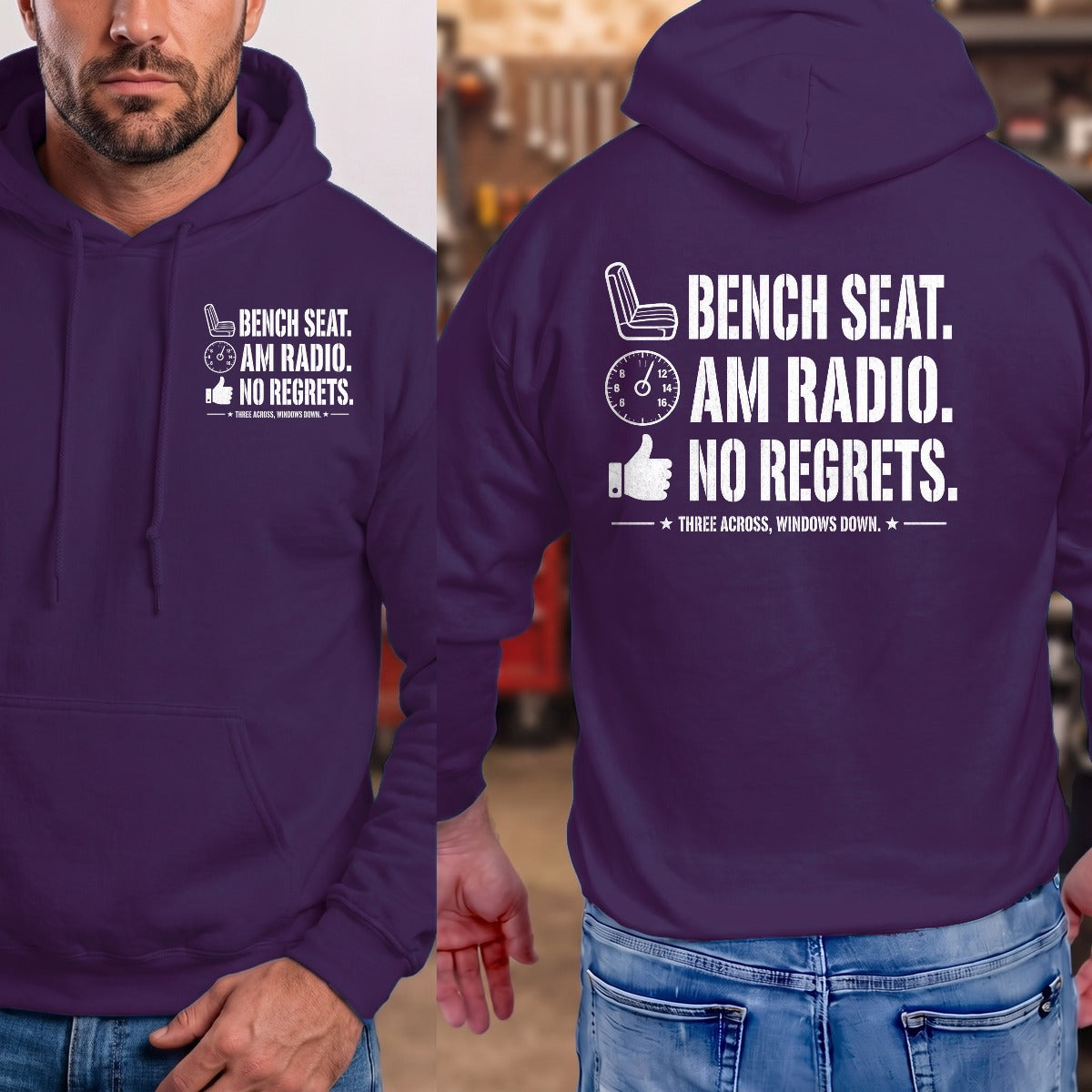 Purple | Front & Back