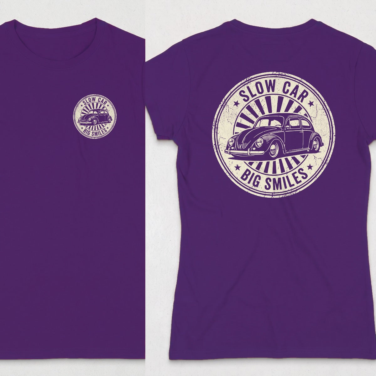 Purple | Left Chest + Back