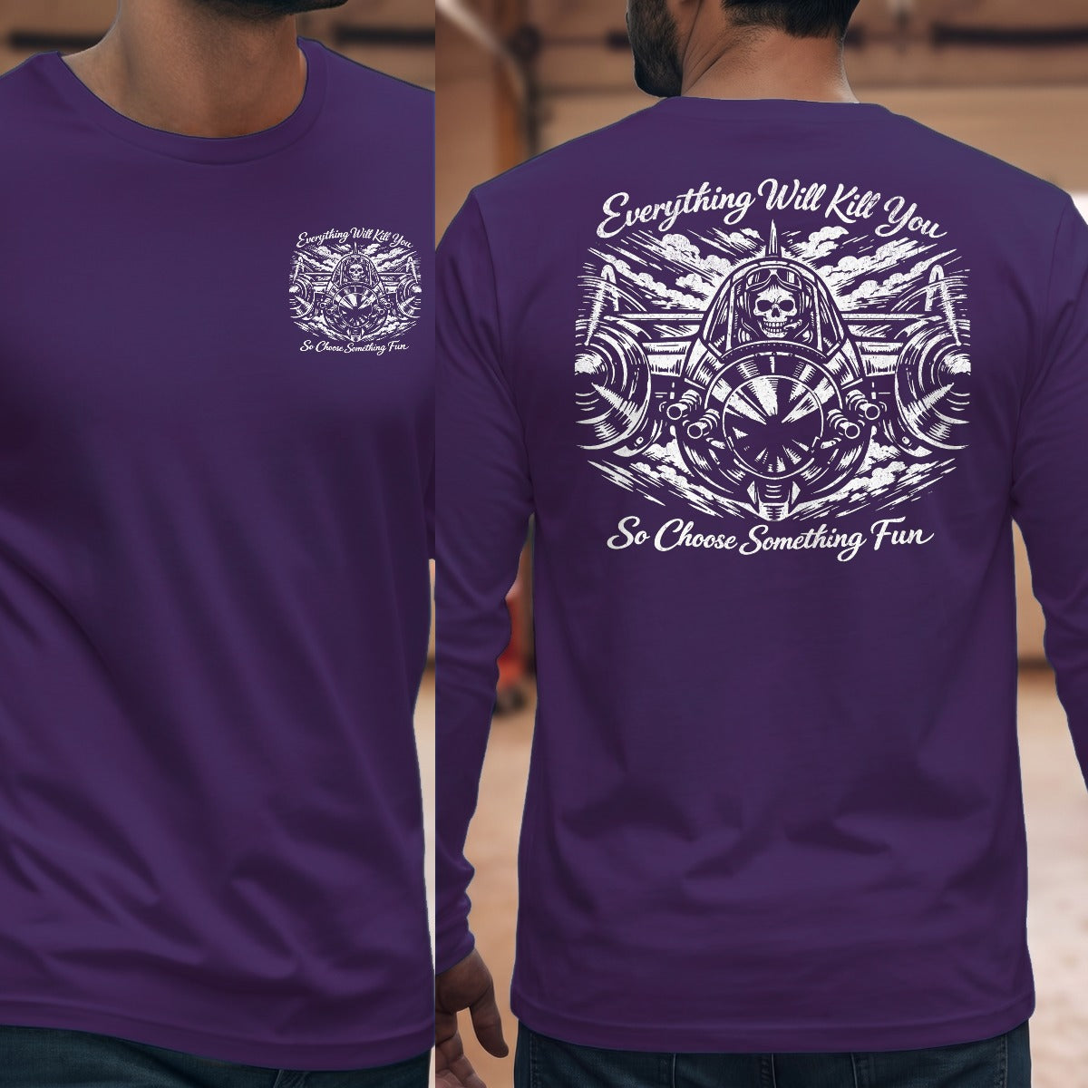Purple | Front & Back