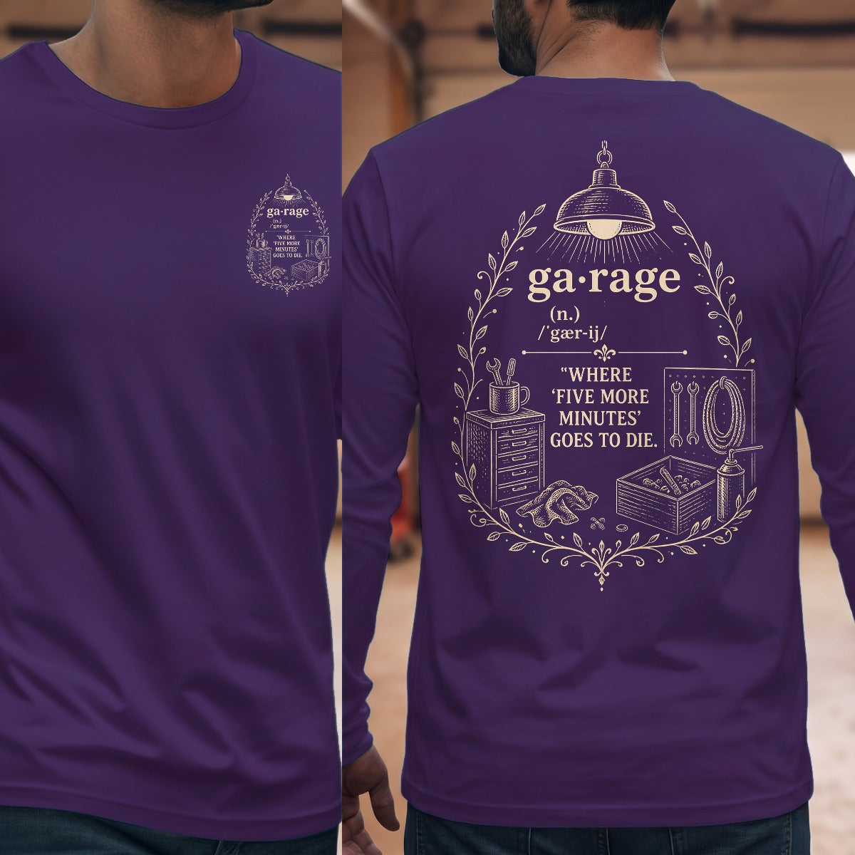 Purple | Front & Back