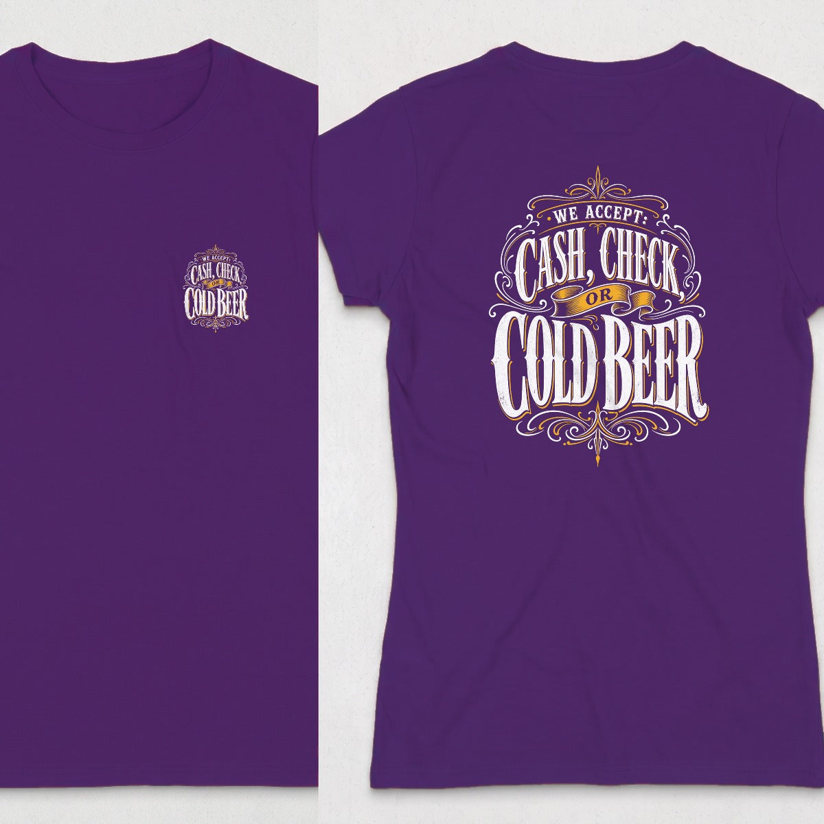 Purple | Front & Back