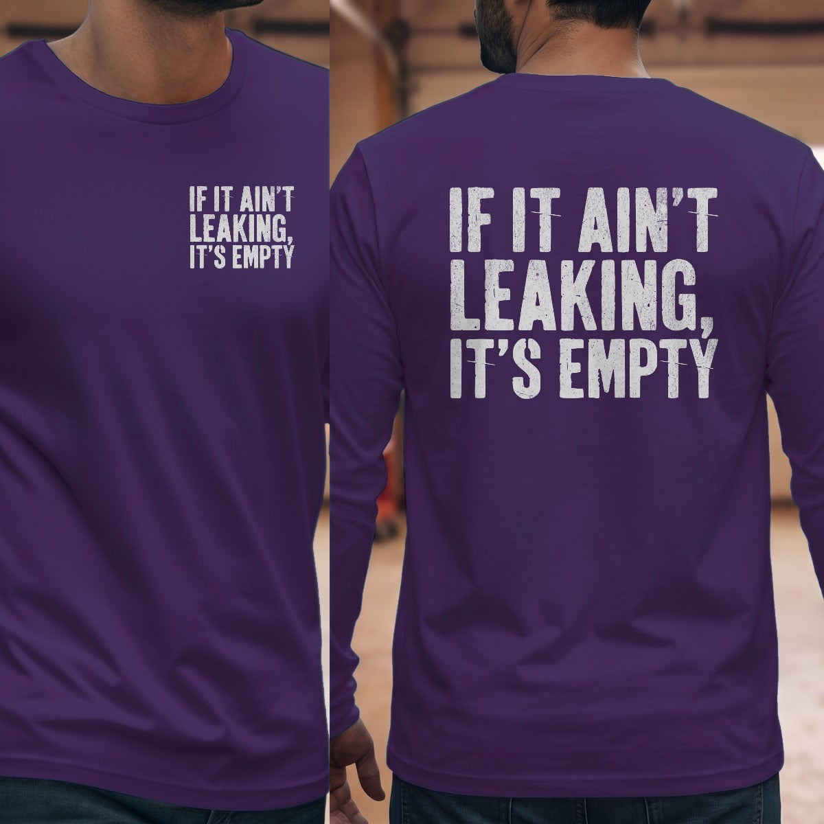 Purple | Left Chest + Back