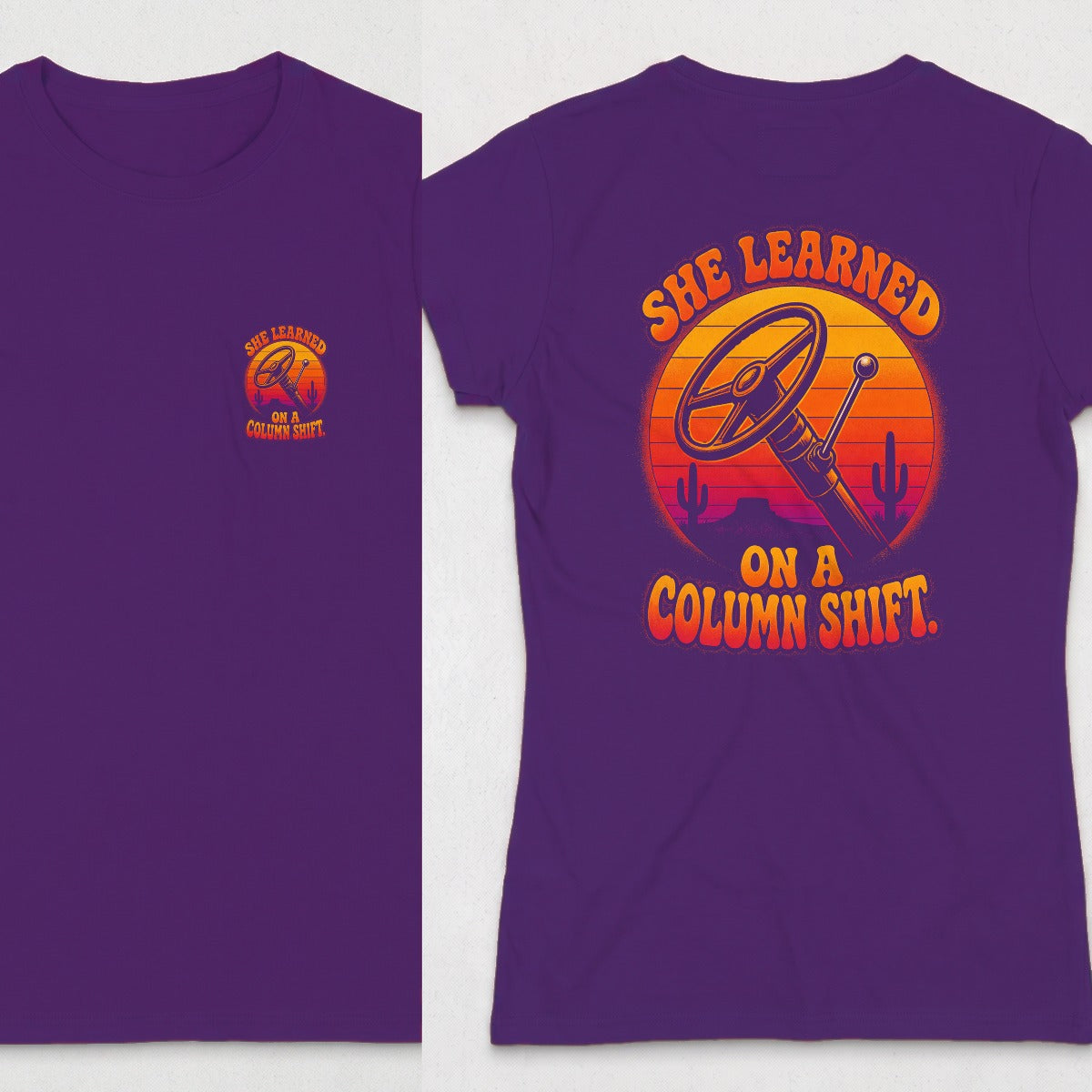 Purple | Front & Back