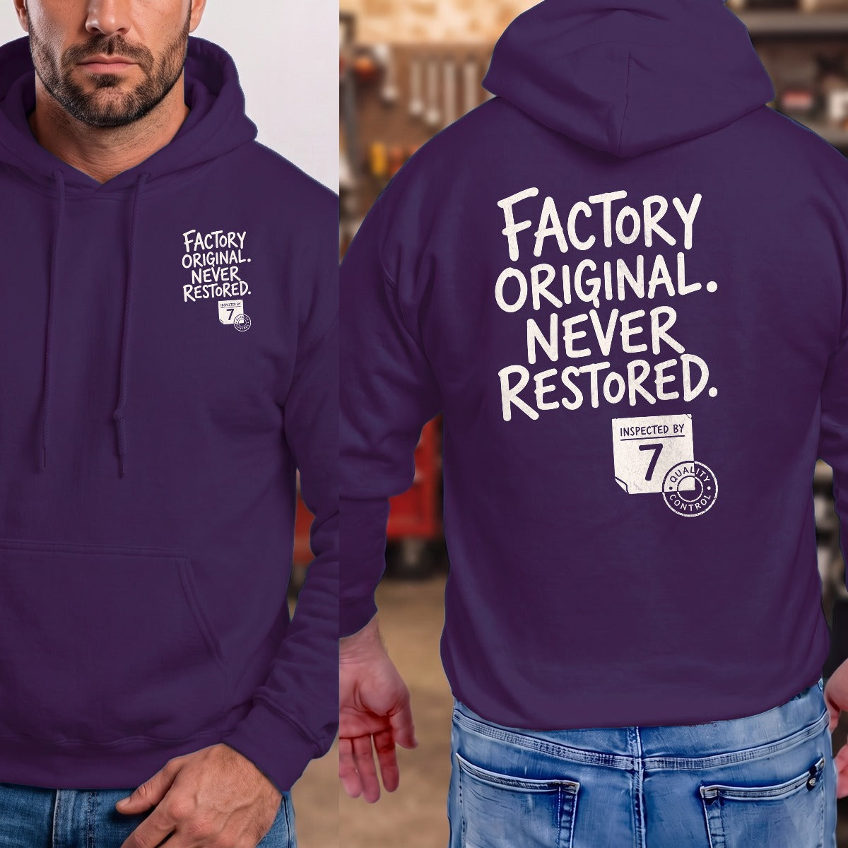 Purple | Left Chest + Back