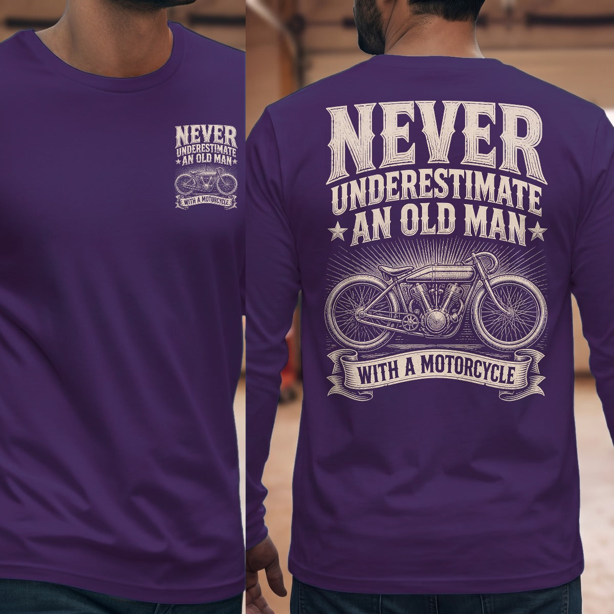 Purple | Front & Back
