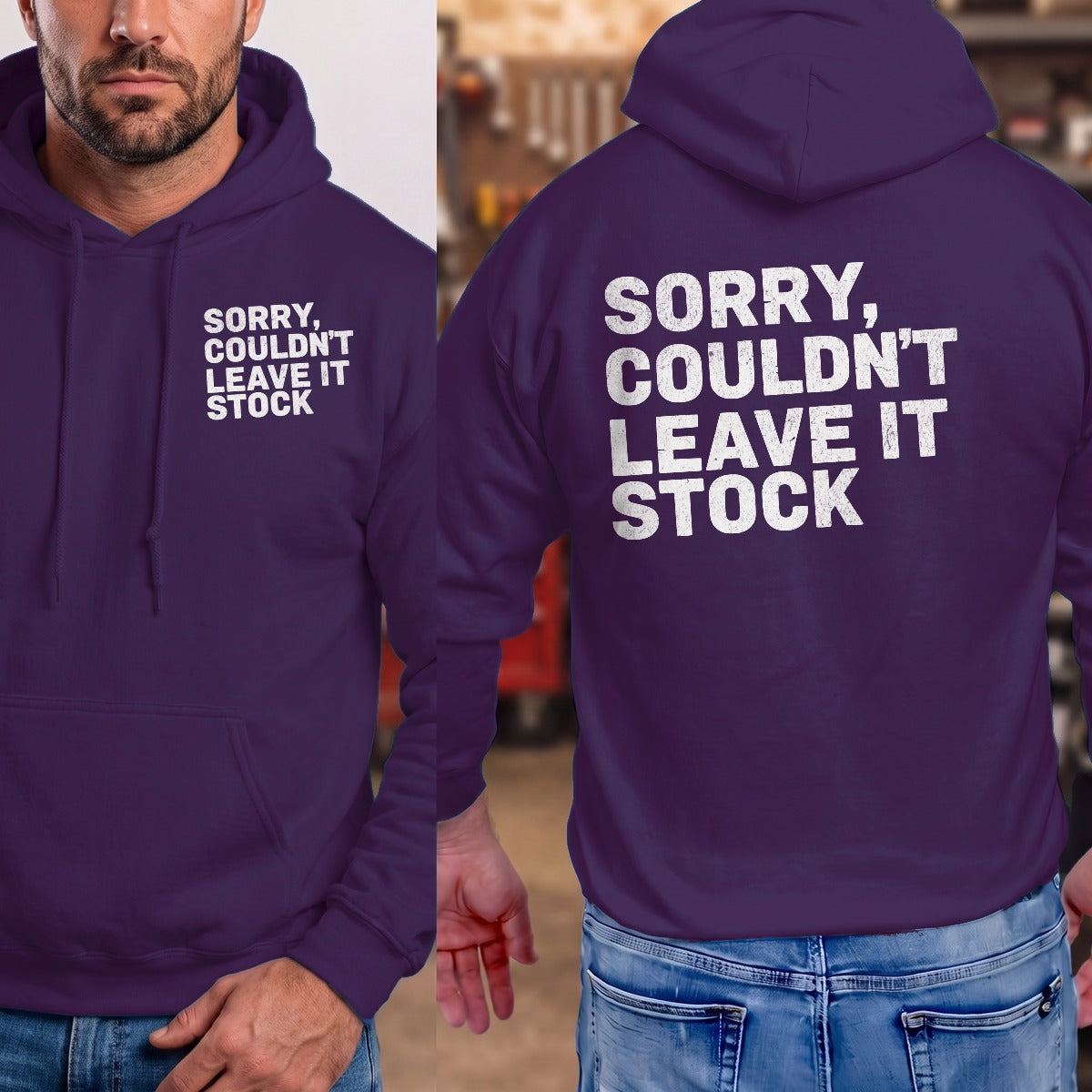 Purple | Left Chest + Back