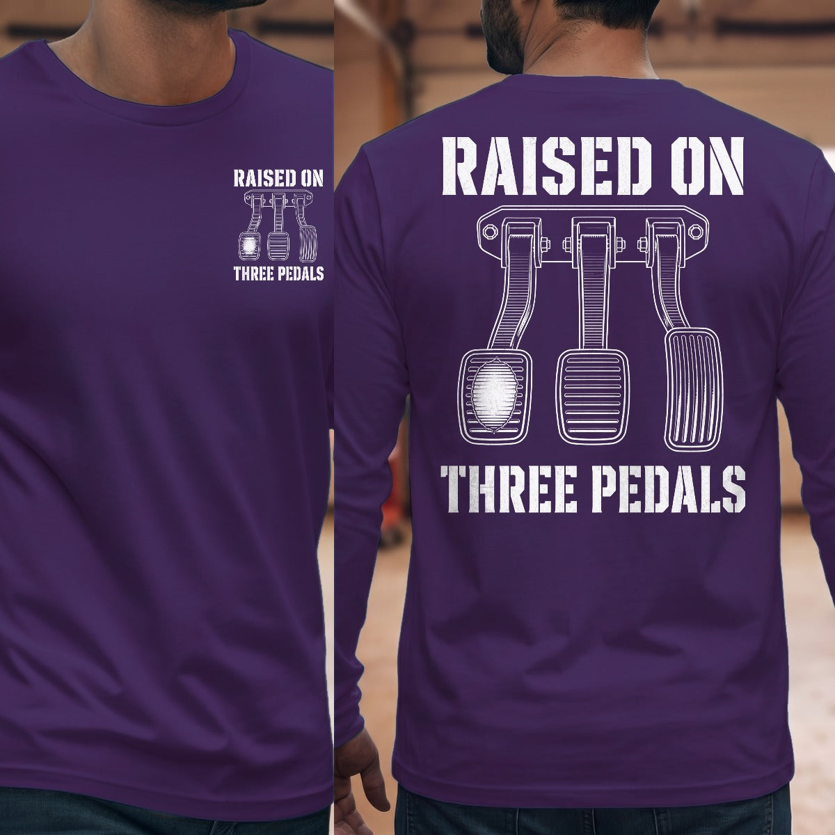 Purple | Front & Back