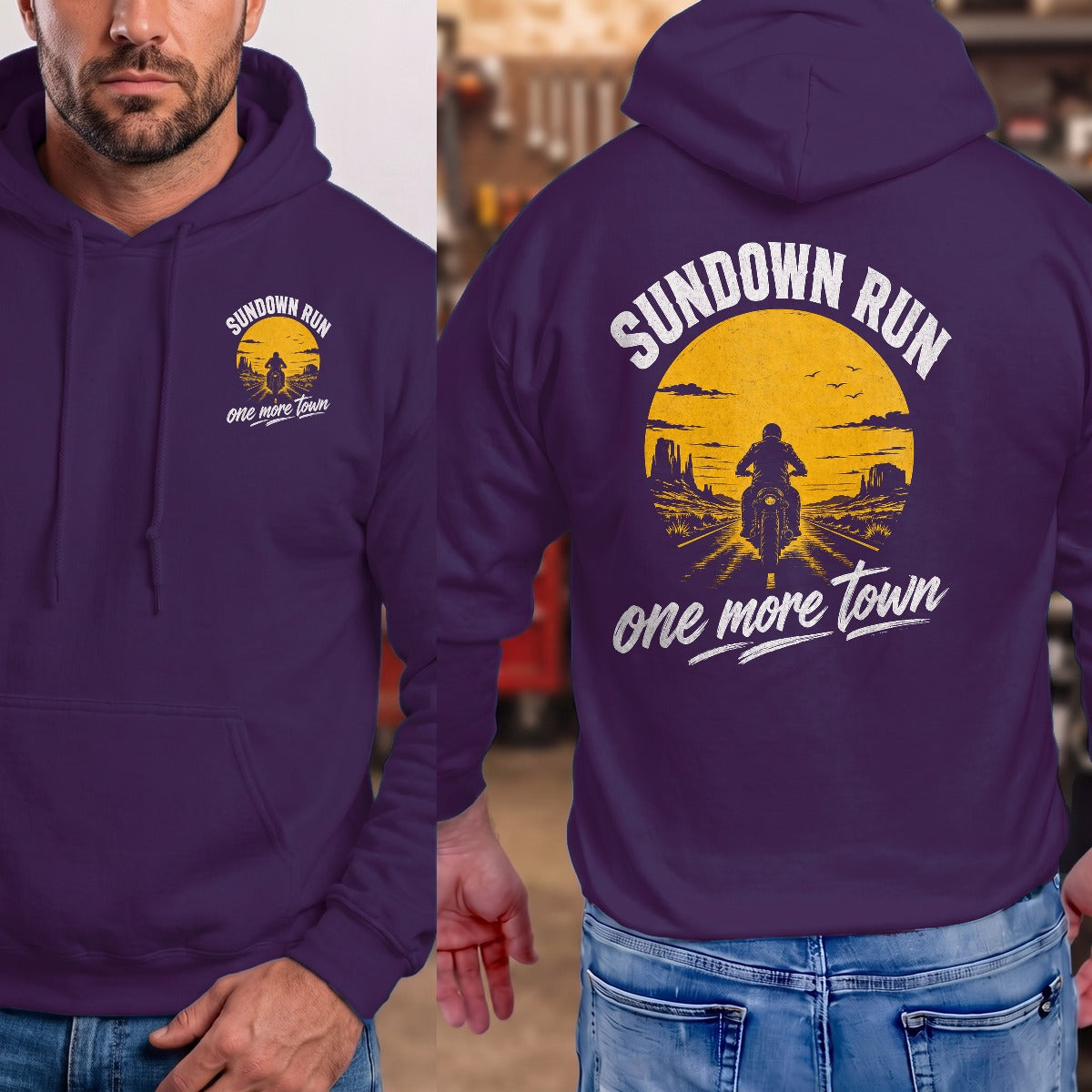 Purple | Front & Back