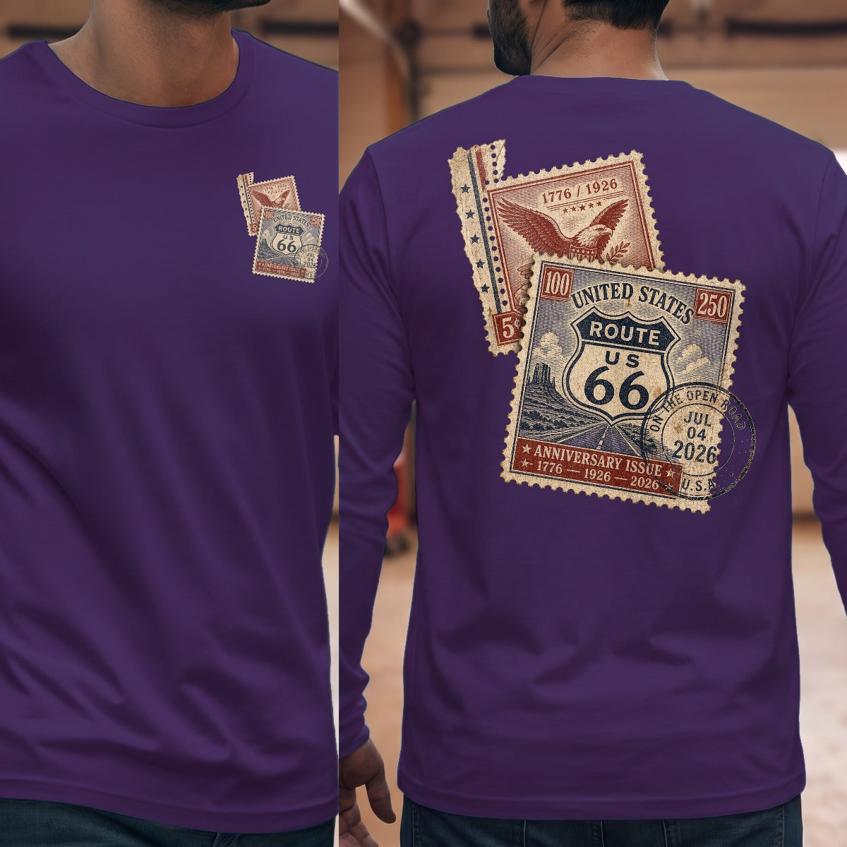 Purple | Front & Back