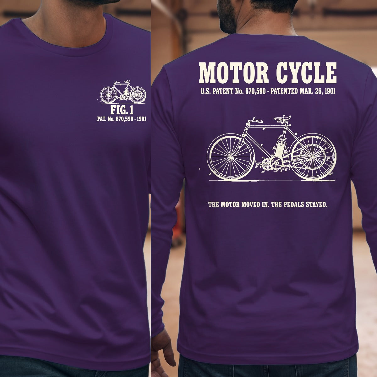 Purple | Front & Back
