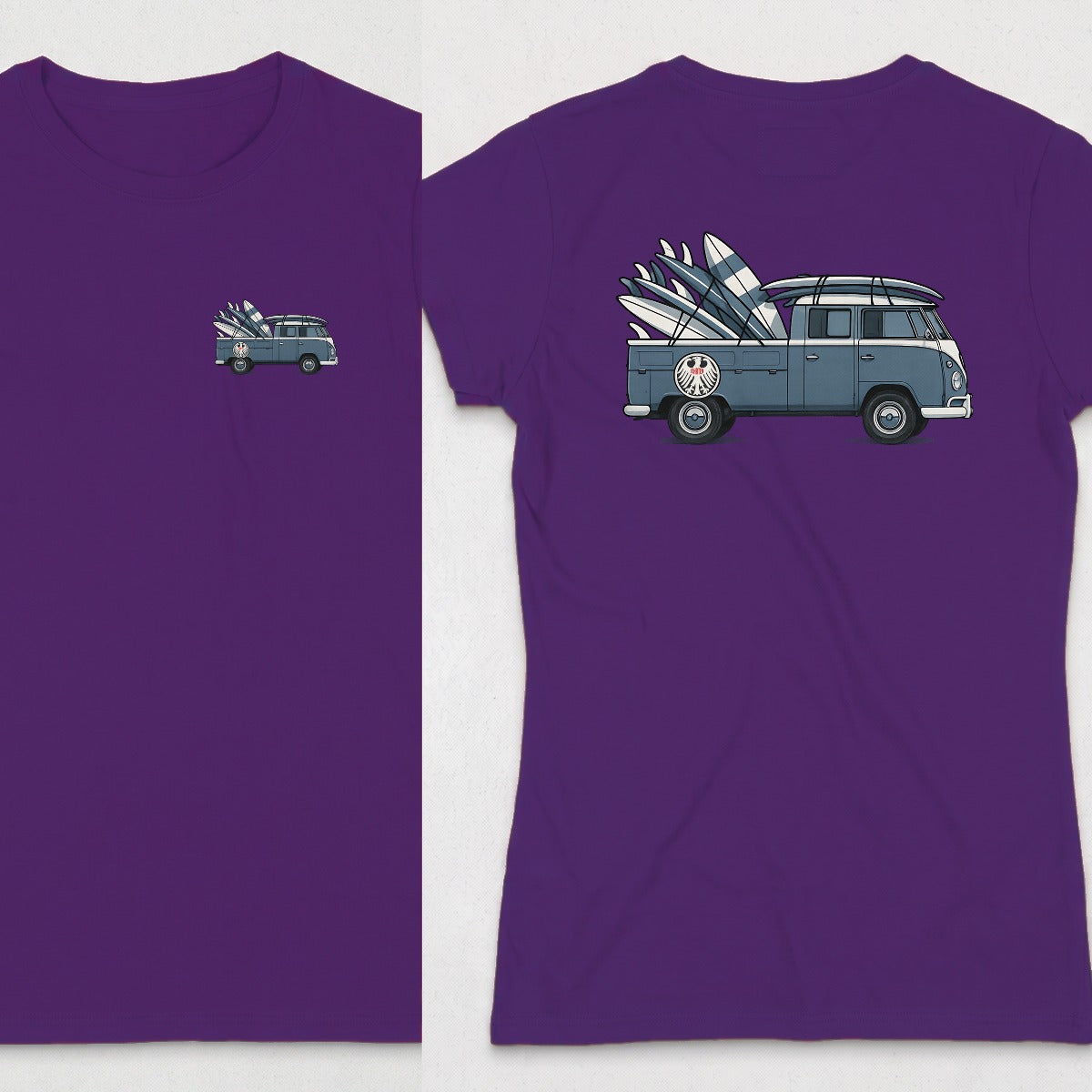 Purple | Left Chest + Back
