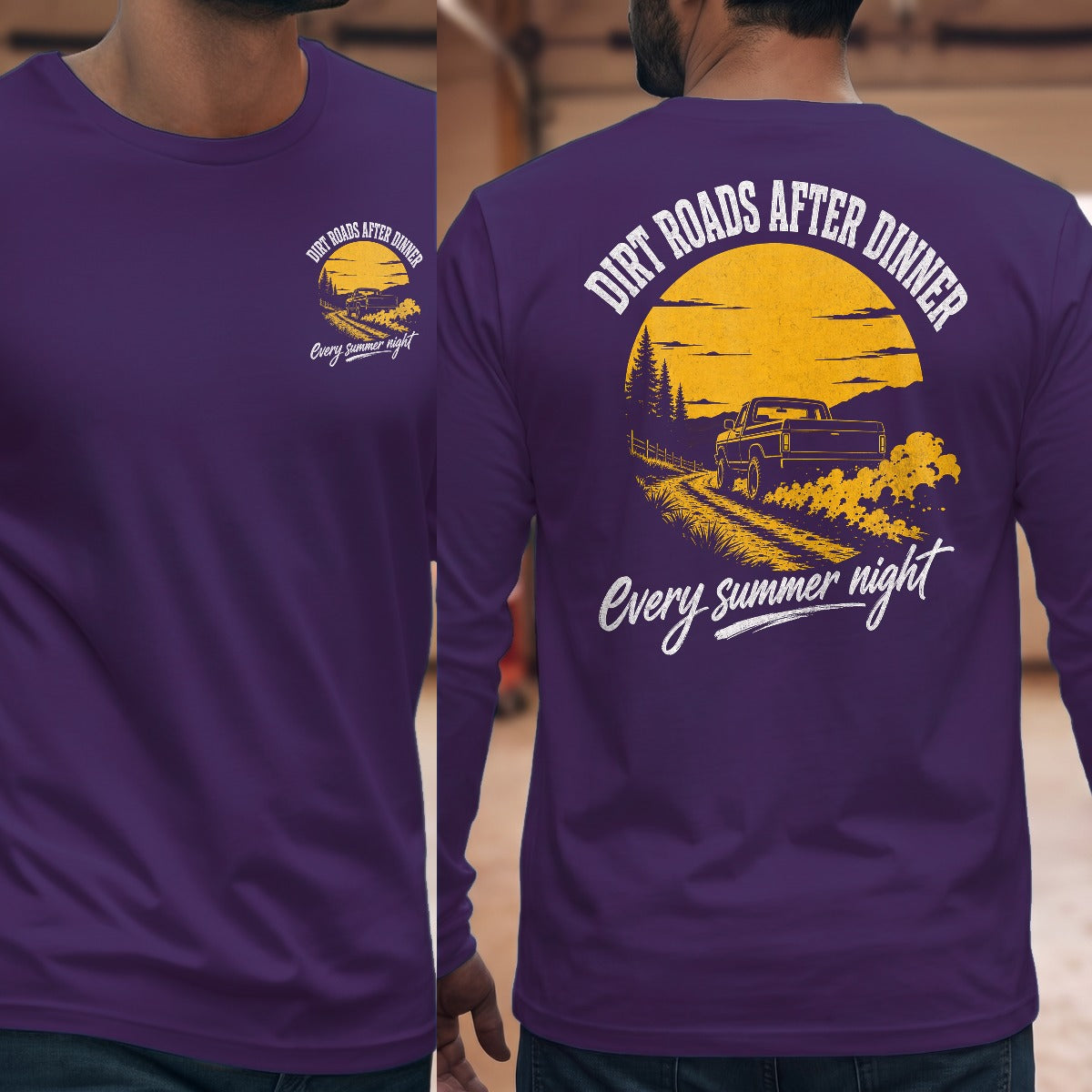 Purple | Front & Back