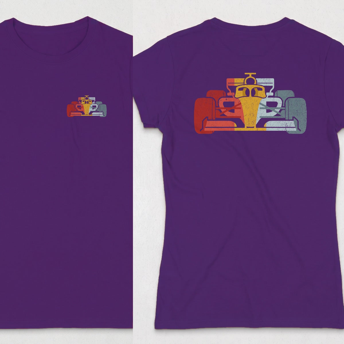Purple | Left Chest + Back
