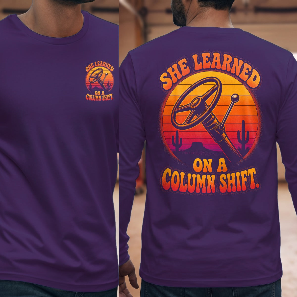 Purple | Front & Back