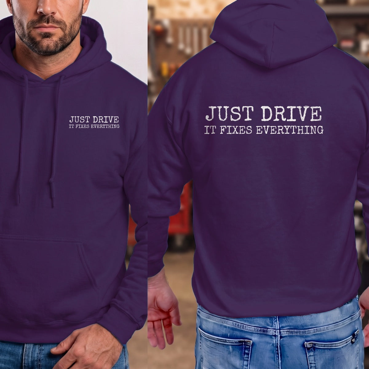 Purple | Front & Back