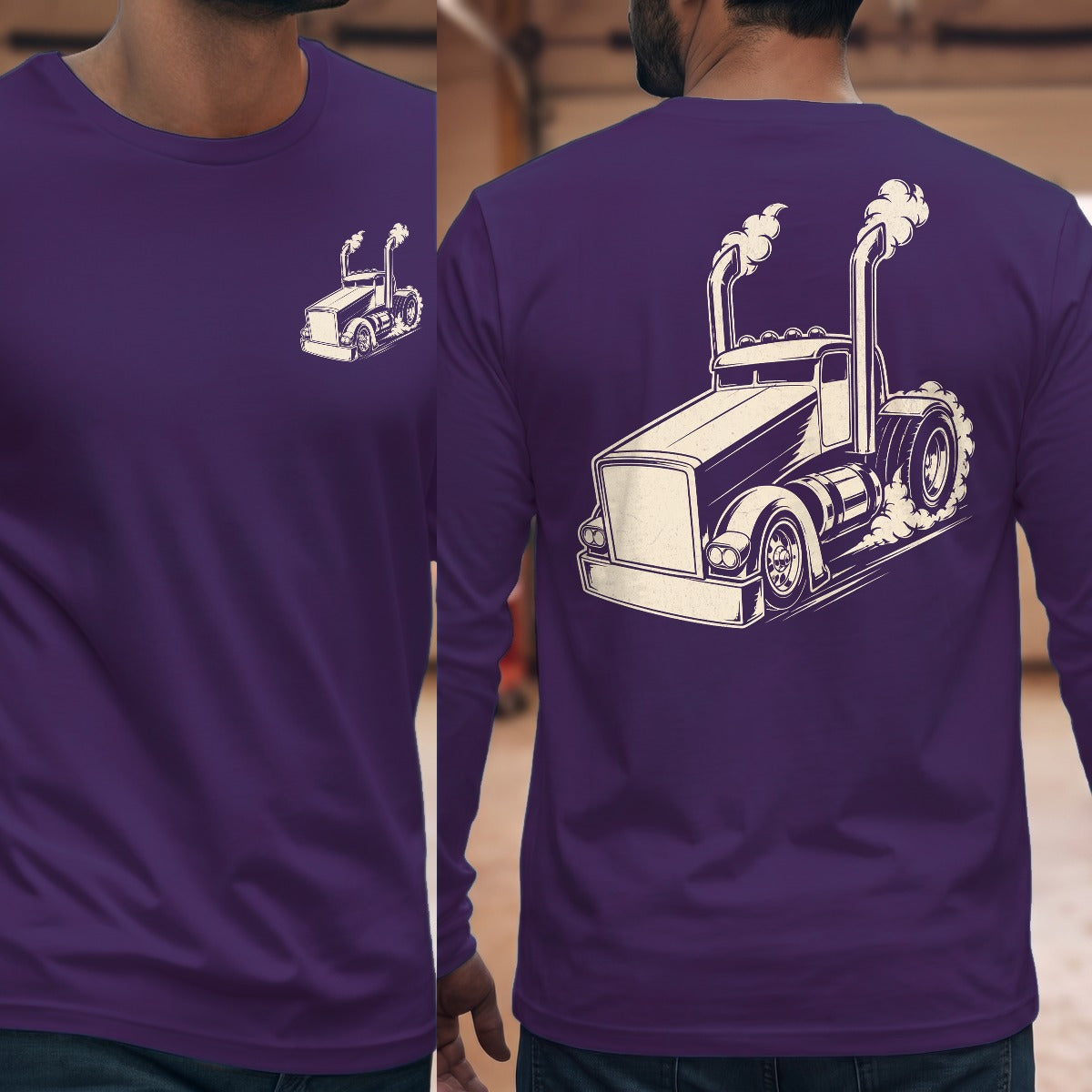 Purple | Front & Back