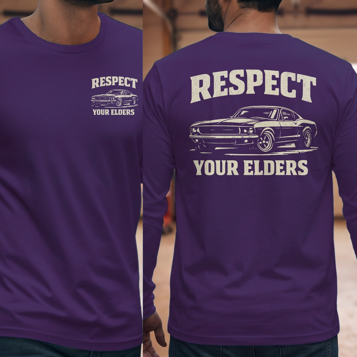 Purple | Front & Back