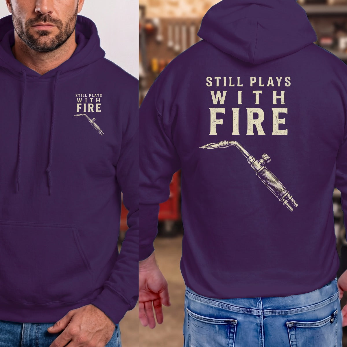 Purple | Front & Back