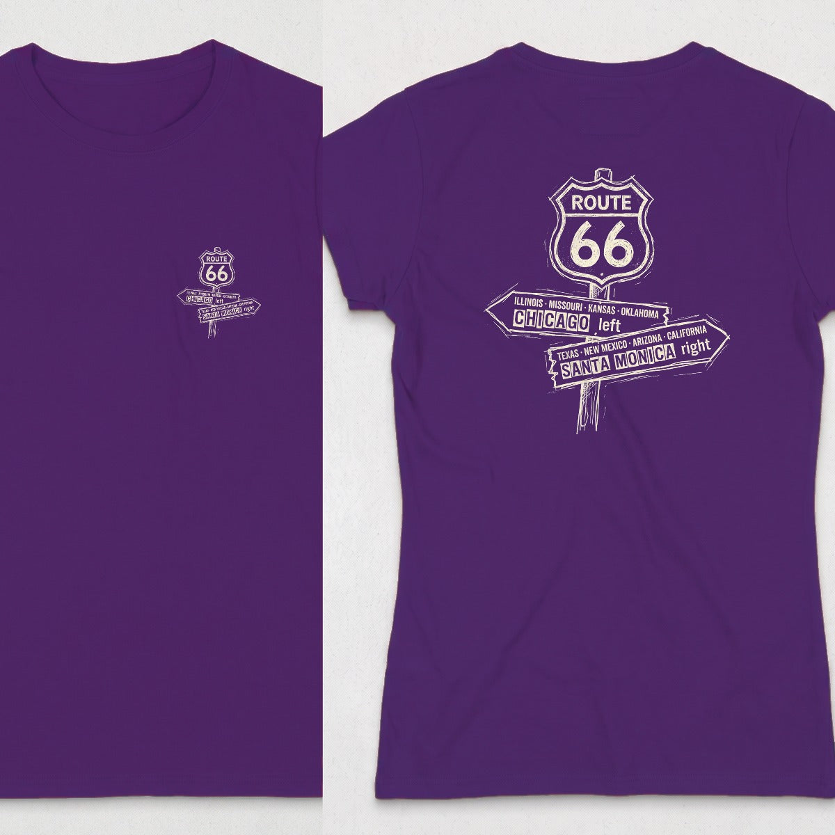 Purple | Front & Back